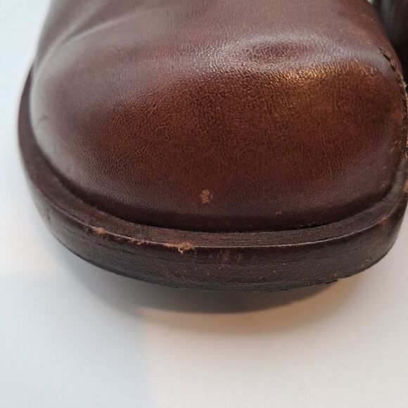 CYDWOQ Hand Made in USA Brown Leather Loafers Slip-Ons Shoes Womens 39 / Sz 8.5 - Picture 4 of 16